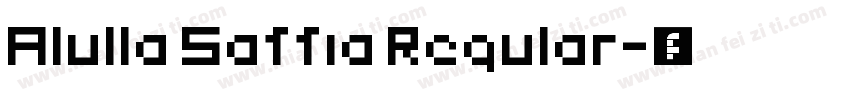 Alulla Saffia Regular字体转换
